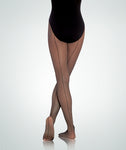 Body Wrappers Women's TotalSTRETCH® Seamed Fishnet Tights