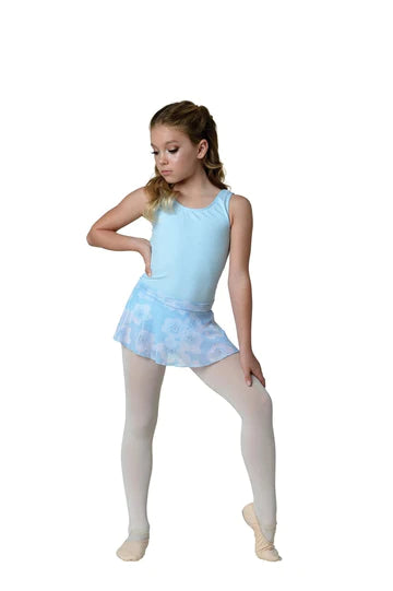 Dance N Motion Girl's Flower Printed Skirt
