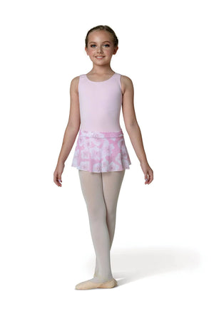 Dance N Motion Girl's Flower Printed Skirt