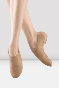 Bloch Adult Tan  Leather Pulse Jazz Shoes