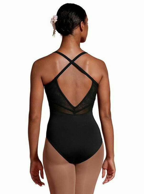 Bloch Girl's Spliced Mesh Camisole Leotard