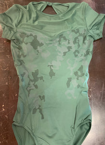 Bloch Women's Front Camo Print Cap Sleeve