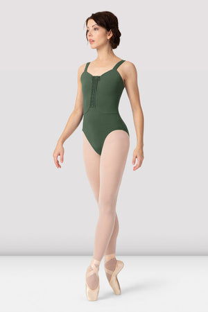 Bloch Women's Myrtle Lace Up Camiosole Leotard