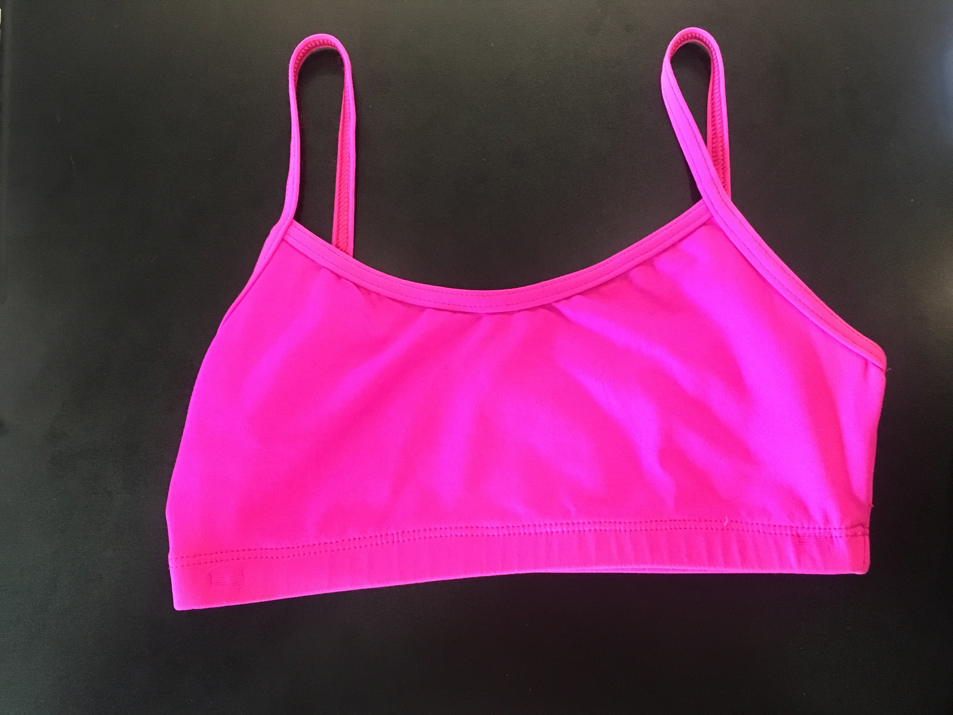 Adult Hot Pink Racerback Cami Bra – Dancewear Online