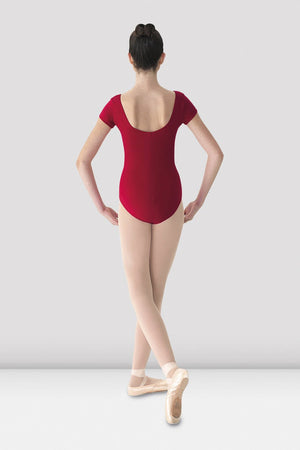 Mirella Women's Microlux Cap Sleeve Leotard