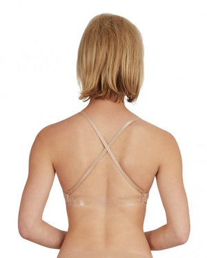 Women's Capezio Nude Seamless Clear Back Bra – Dancewear Inc.