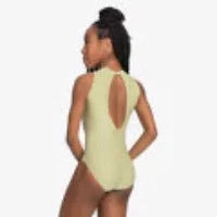 Sodanca Women's Tank Leotard with High Neck and Clasp Back