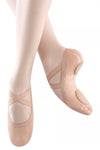 Bloch Girl's Synchrony Split Sole Stretch Canvas Ballet Shoes-Clearance