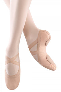 Bloch Synchrony Split Sole Stretch Canvas Ballet Shoes-Clearance