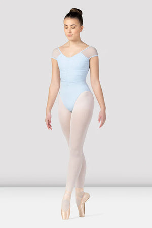 Bloch Women's Flavia Ruched Bodice Cap Slc Leotard