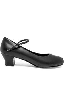 Capezio Women's Black Cassie Jr. Character Shoe