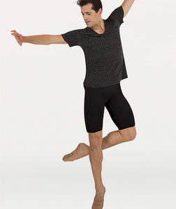 Body Wrappers Men's Black Knee Length Pant